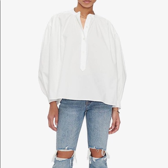 NWT Anine Bing Eden Shirt White XXS/TTP - Picture 3 of 17